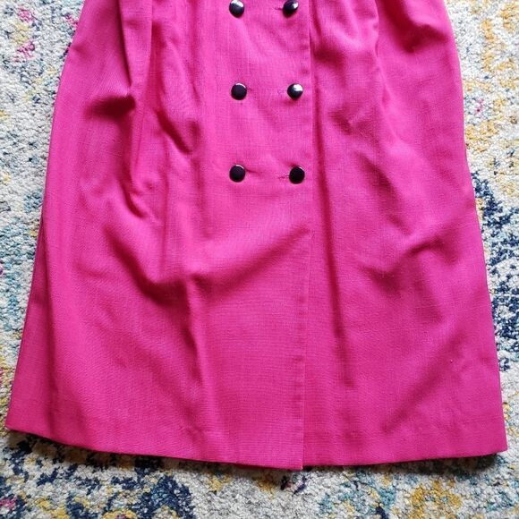 VINTAGE Damon II pink dress size 14 - Picture 3 of 16